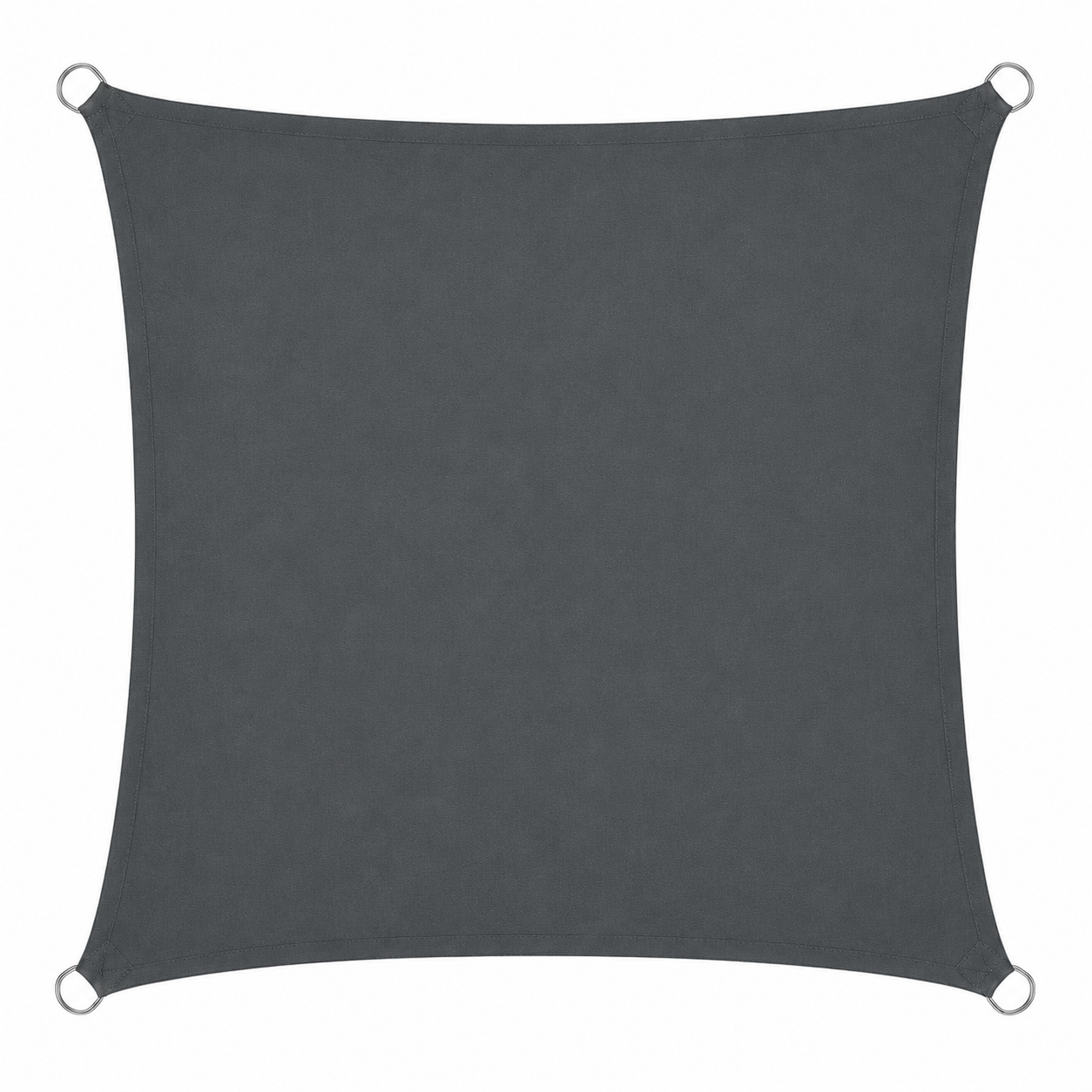 Voile d'Ombrage Carrée Gris Foncé Imperméable Anti-UV