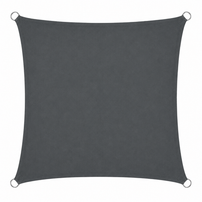 Voile d'Ombrage Carrée Gris Foncé Imperméable Anti-UV