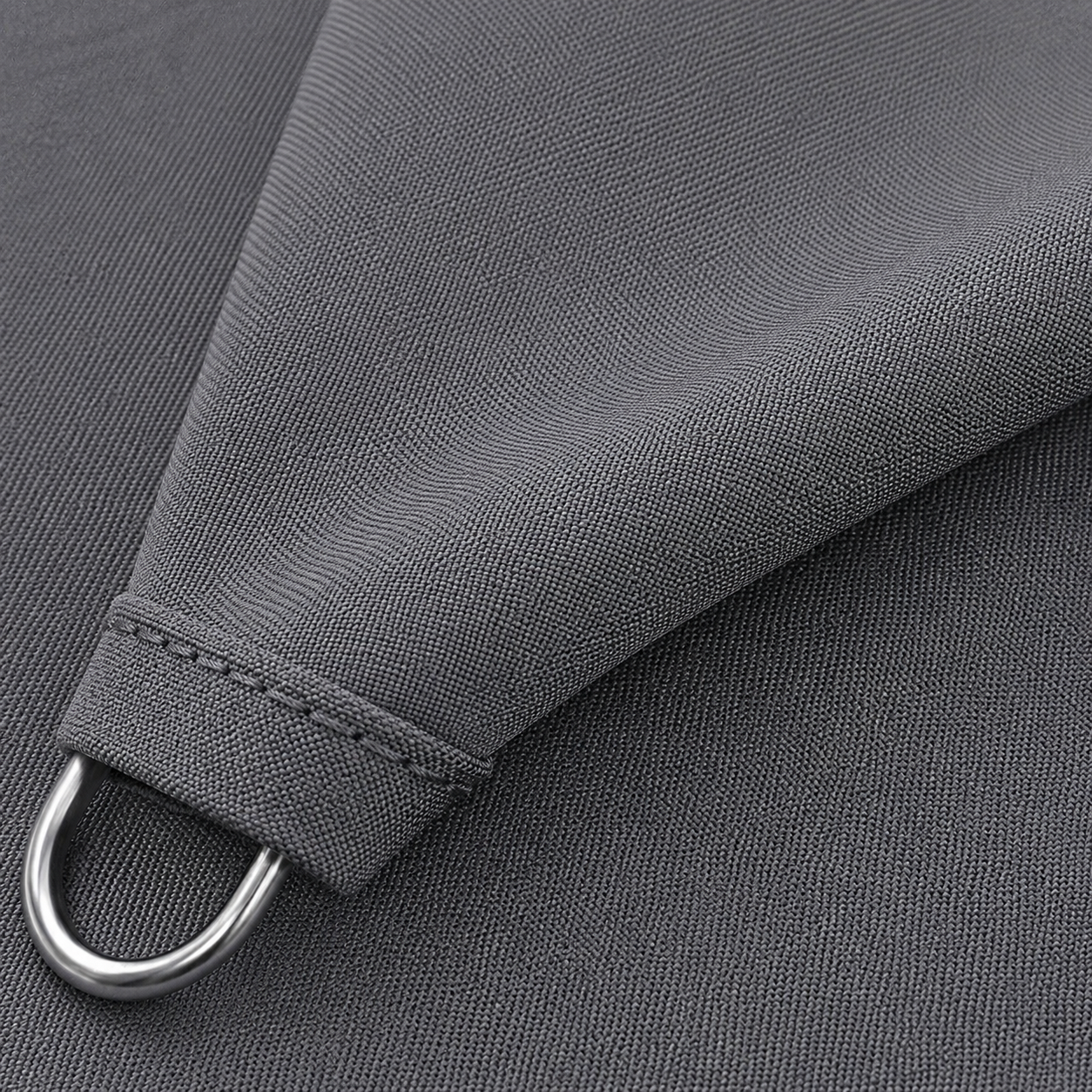 Voile d'Ombrage Rectangulaire Gris Imperméable Anti-UV