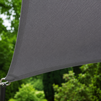 Voile d'Ombrage Carrée Gris Foncé Imperméable Anti-UV