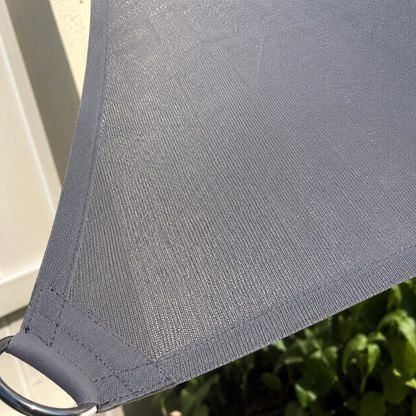 Voile d'Ombrage Carrée Gris Imperméable Anti-UV