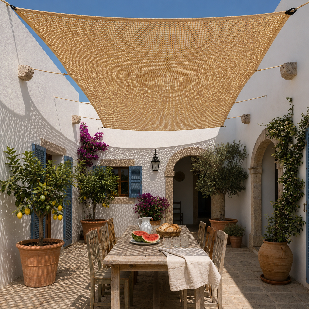 Filet d'Ombrage HDPE 80% Anti-UV