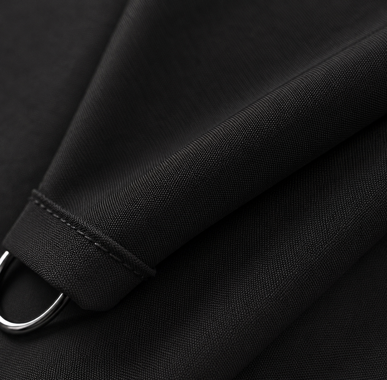 Voile d'Ombrage Rectangulaire Noir Respirante Anti-UV