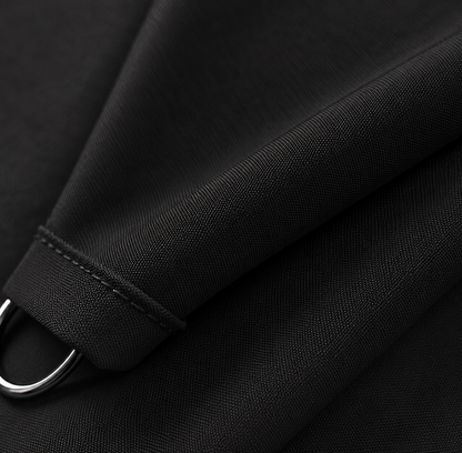 Voile d'Ombrage Rectangulaire Noir Respirante Anti-UV