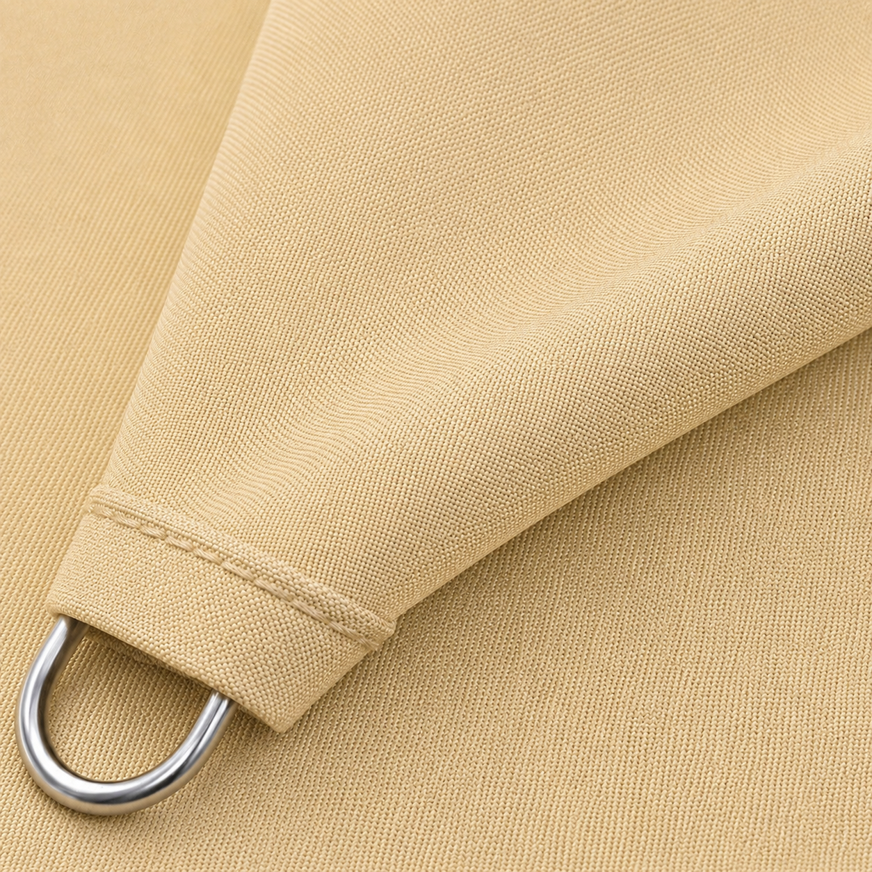 Voile d'Ombrage Rectangulaire Beige Imperméable Anti-UV