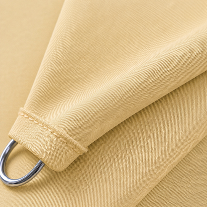 Voile d'Ombrage Rectangulaire Beige Respirante Anti-UV