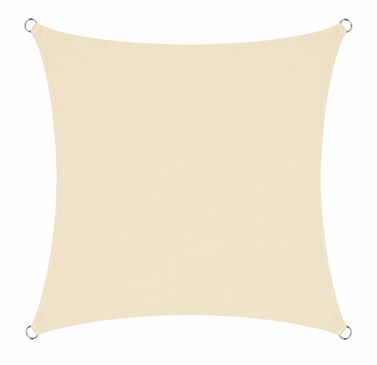 Voile d'Ombrage Carrée Beige Imperméable Anti-UV