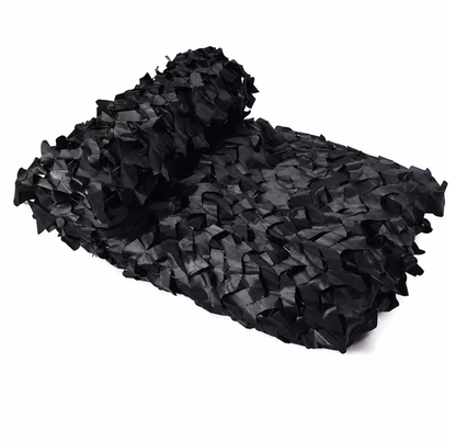 Filet de Camouflage Noir Anti-UV pour Jardin et Pergola