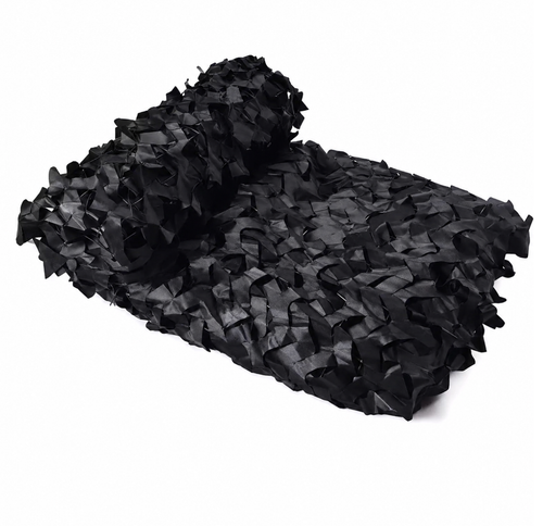 Filet de Camouflage Noir Anti-UV pour Jardin et Pergola