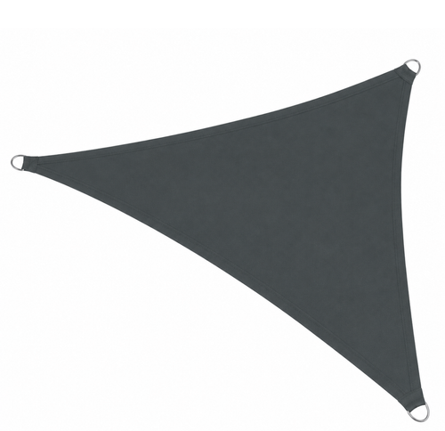 Voile d'Ombrage Triangulaire Gris Foncé Imperméable Anti-UV