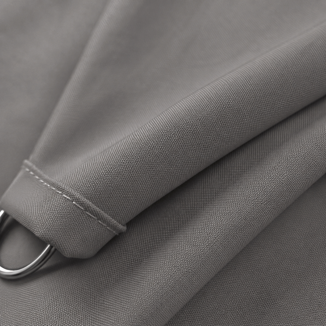 Voile d'Ombrage Rectangulaire Gris Respirante Anti-UV