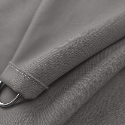 Voile d'Ombrage Rectangulaire Gris Respirante Anti-UV