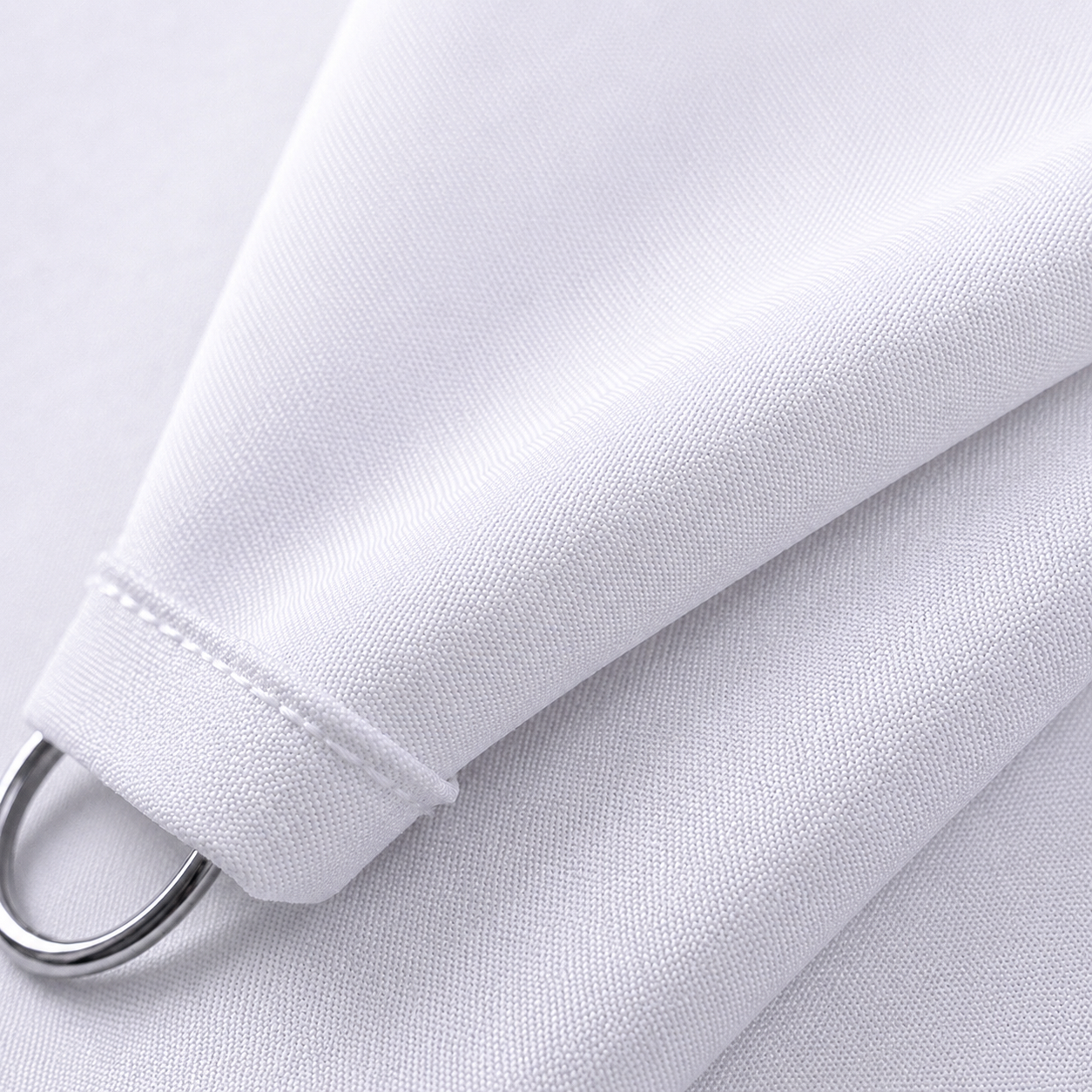 Voile d'Ombrage Rectangulaire Blanc Respirante Anti-UV