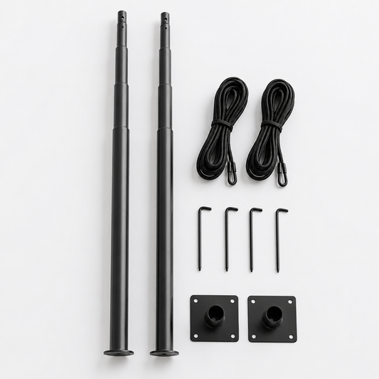 Kit Poteaux Autoportants pour Voile d'Ombrage