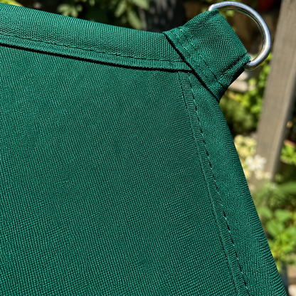 Voile d'Ombrage Triangulaire Vert Imperméable Anti-UV