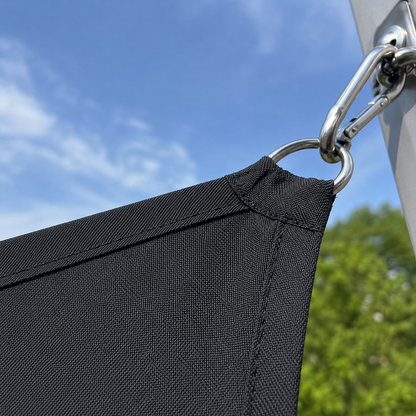 Voile d'Ombrage Triangulaire Gris Foncé Imperméable Anti-UV